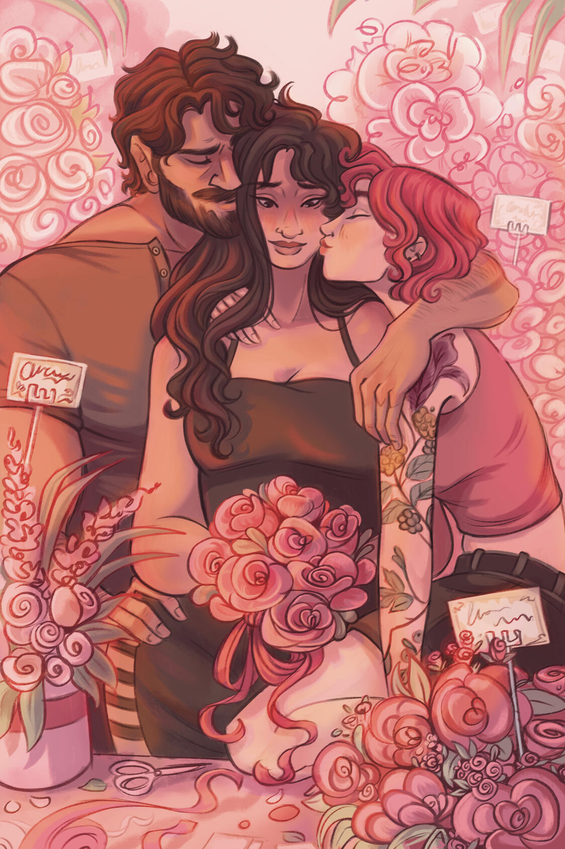 "Thorn Kiss" Character Art for Clio Evans