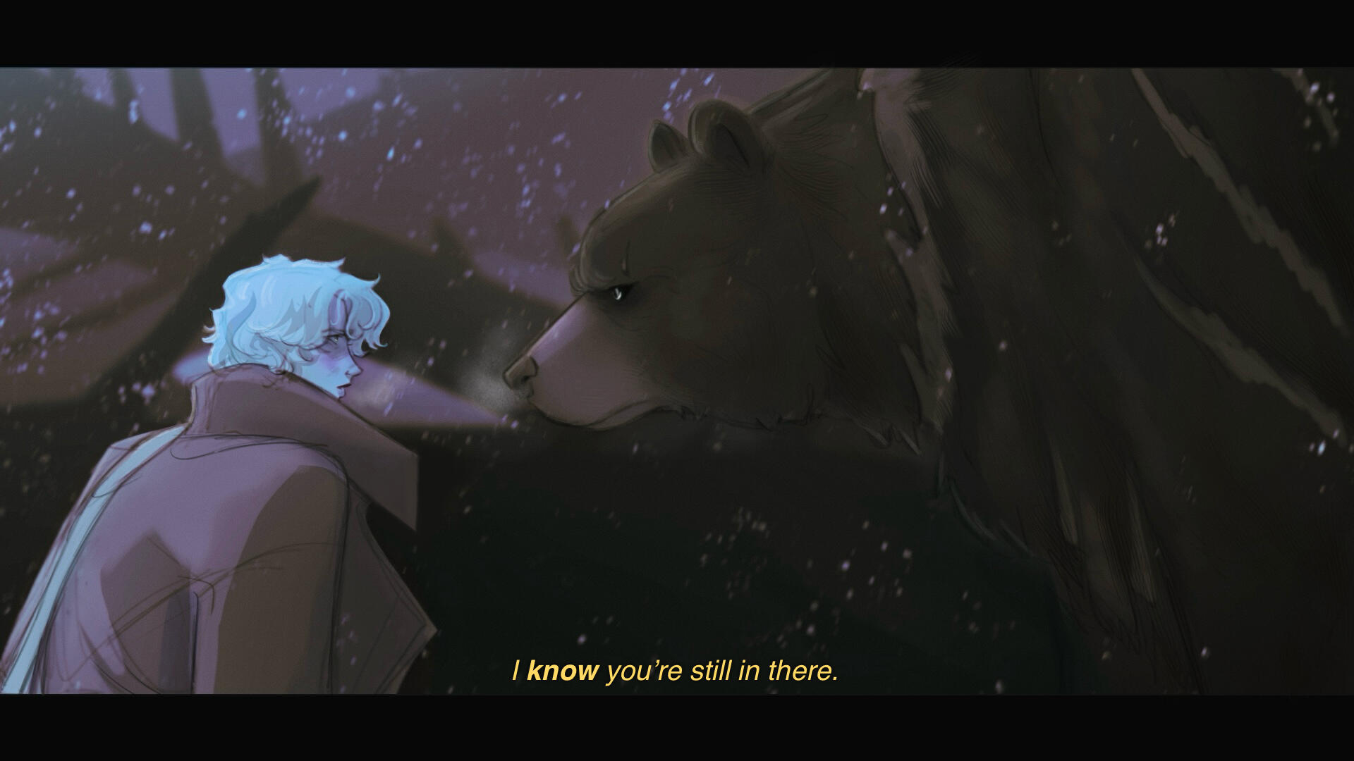 "Screencap" scene art
